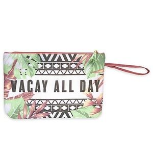 Swimsuit & cell phone Sack - “Vacay All Day” - NWT